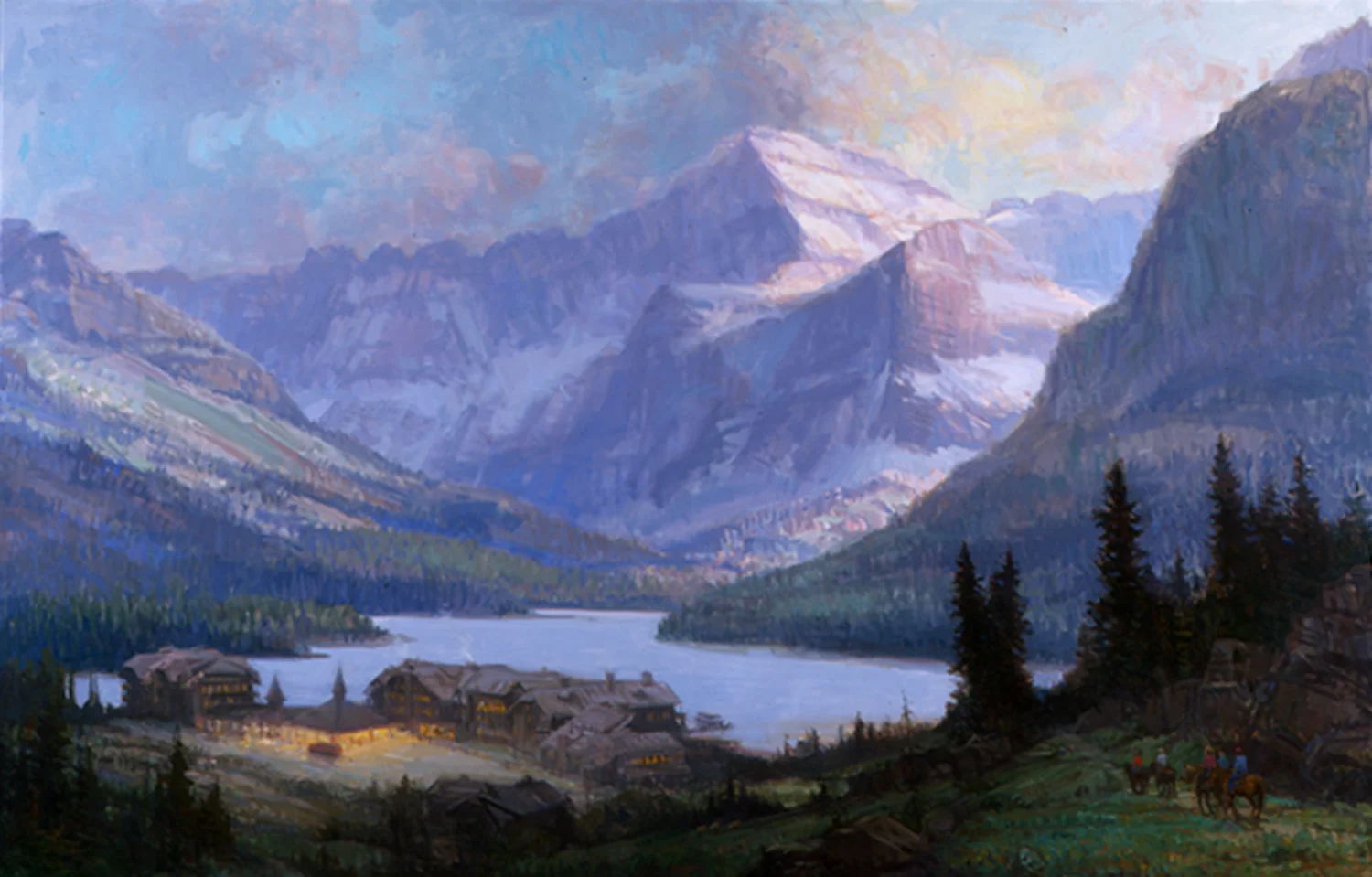 Glacier Park Art Montana Art & Wildlife Art prints by Joe
